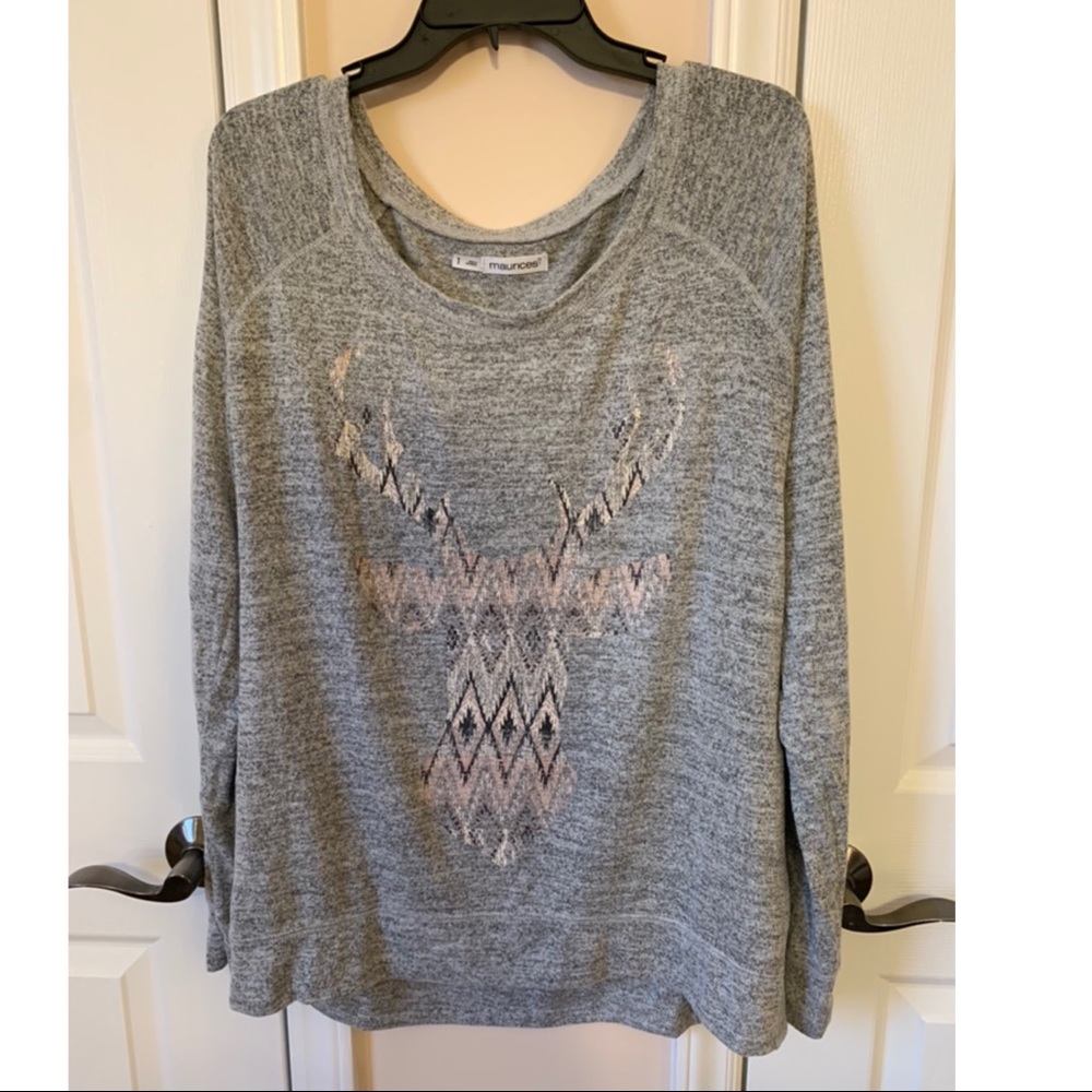 Gray Maurices top